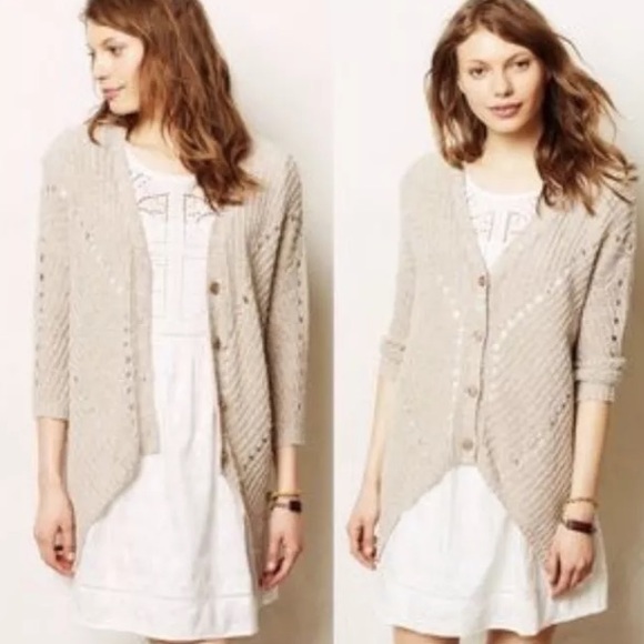 Anthropologie Sweaters - Anthropologie Moth Theca Handkerchief Cardigan